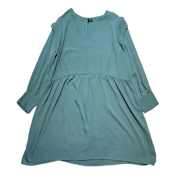 Vero Moda Sage Green Long Sleeve Mini Dress US 14 - Picture 1 of 10